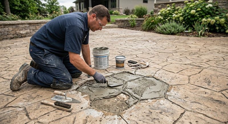 Decorative Concrete Repair in Conyers, GA