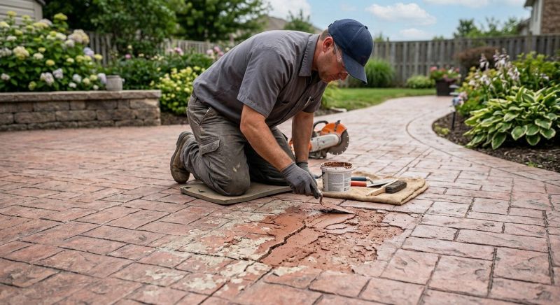 Decorative Concrete Repair in York, PA